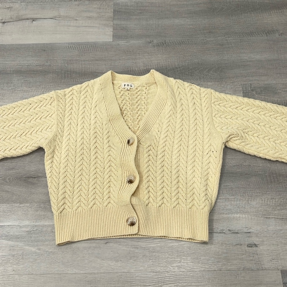 SMALL CREAM POL SWEATER